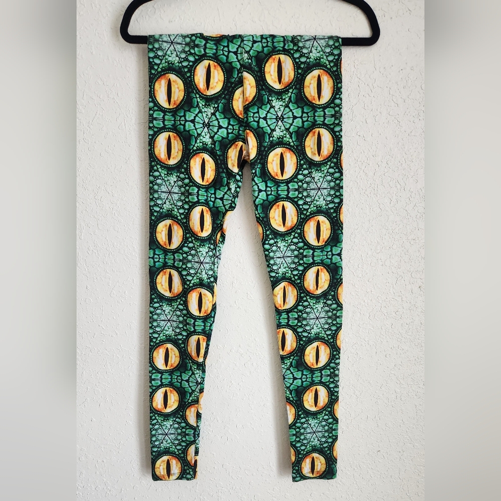 Zohra reptile eye leggings